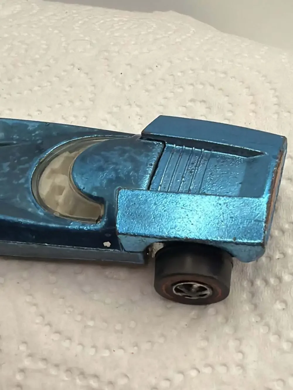 Hot Wheels Redline Turbofire Vintage 1968 Light Blue Diecast Toy Car